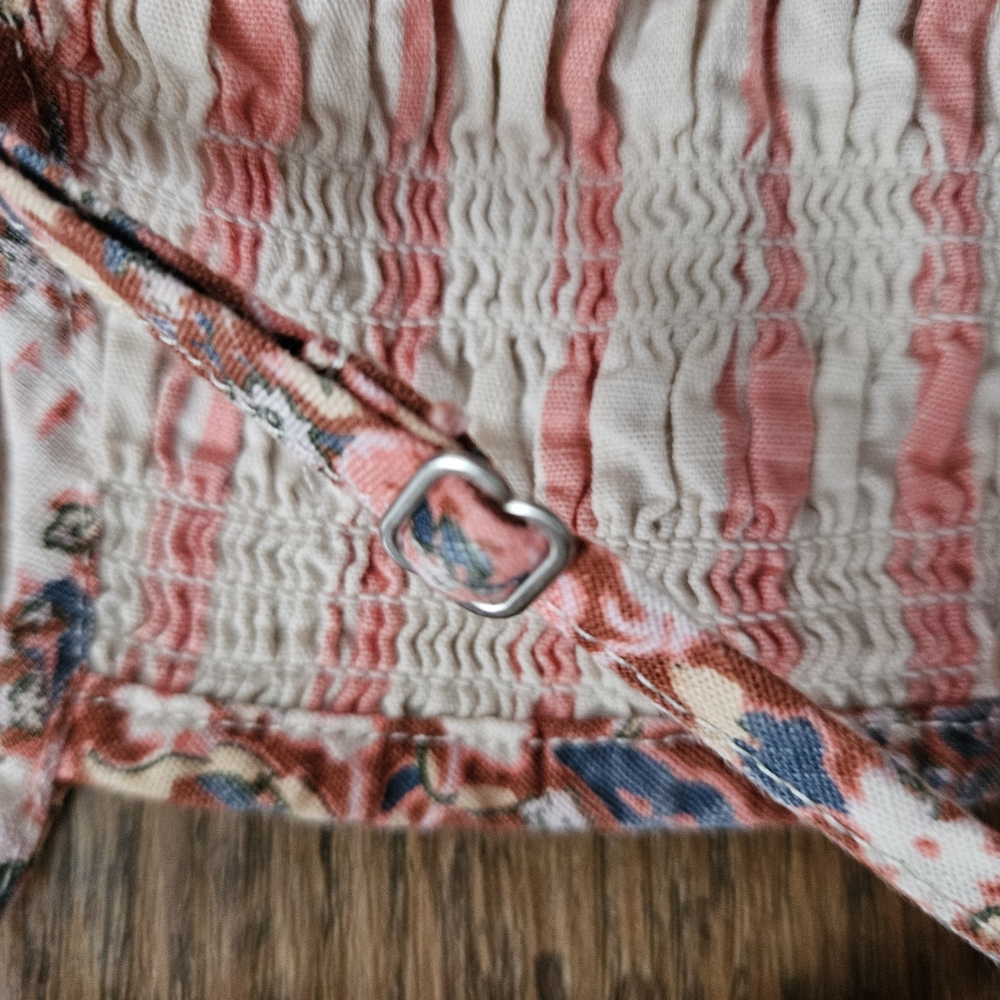 Universal Thread Pink and Brown Patchwork Maxi Dress, Size M - Picture 5 of 11